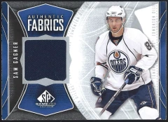 2009-10 SP Game Used Authentic Fabrics Jersey Sam Gagner #AF-SG Oilers